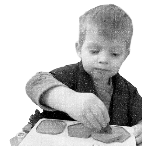 Child playing with JoRi